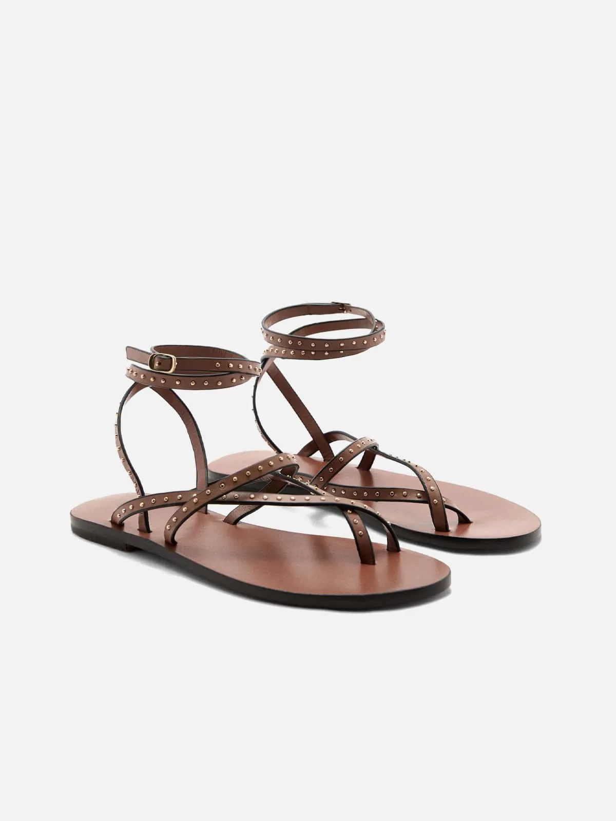 Studded Leather Sandals - Imagem 2