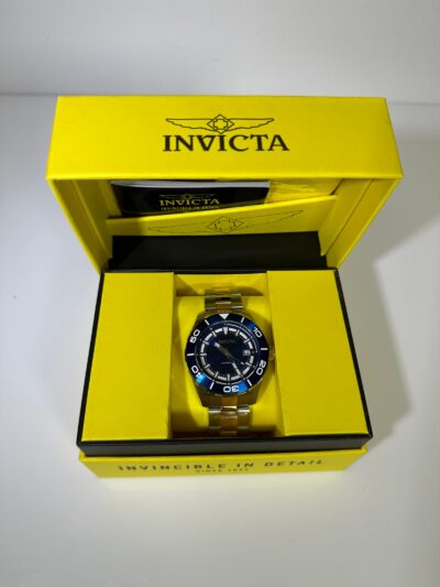Relogio Invicta Pro Diver Automatic Men's Watch - 45mm, Gold, Steel (AIC-38666)