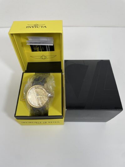 Relogio Invicta S1 Dragon Yakuza Men's Watch - 48mm, Grey, Yellow (41145)
