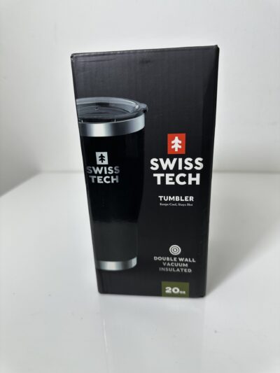 SwissTech - Tubler 20oz Double Wall Vacuum Insulated - Black - Produto Novo (lacrado)
