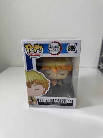 Funko POP! - Demon Slayer - Zenitsu Agatsuma (869) - Produto na Caixa Original