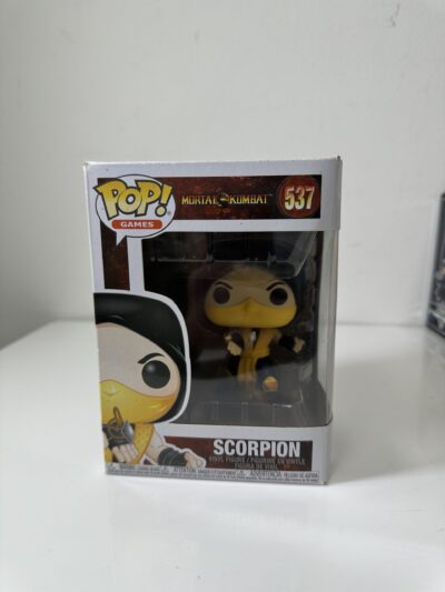 Funko POP! - Mortal Kombat - Scorpion (537) - Produto na Caixa Original