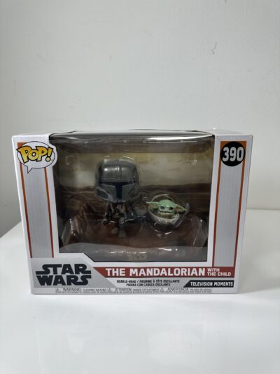 Funko POP! - Star Wars - The Mandalorian With The Child (390) - Produto na Caixa Original
