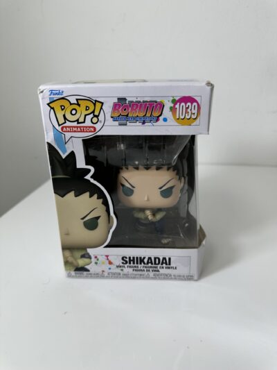 Funko POP! Boruto - Shikadai (1039) - Produto na Caixa Original (danificada)