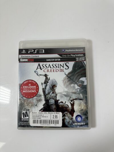 Assassin's Creed III - Playstation 3 - Produto Usado - Segunda Unidade