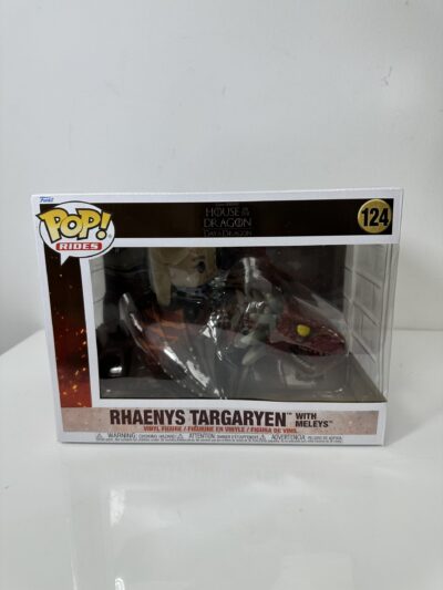 Funko POP! Rides - Game of Thrones House of The Dragon - Rhaenys Targaryen with Meleys (124) - Produto Novo (Na Caixa)