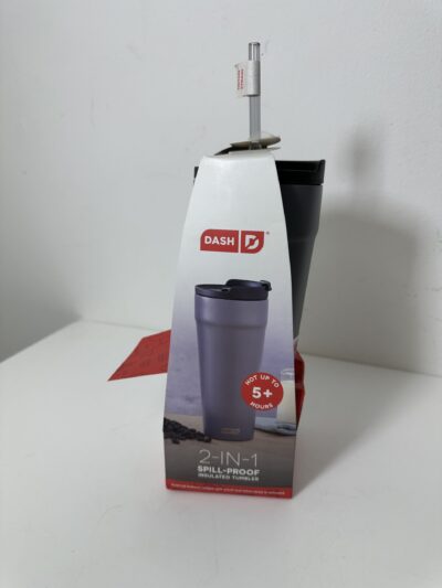 Dash - 2-IN-1 - Spill-Proof Insulated Tumbler 20oz - Copo Termico - Produto Novo (Na Caixa)