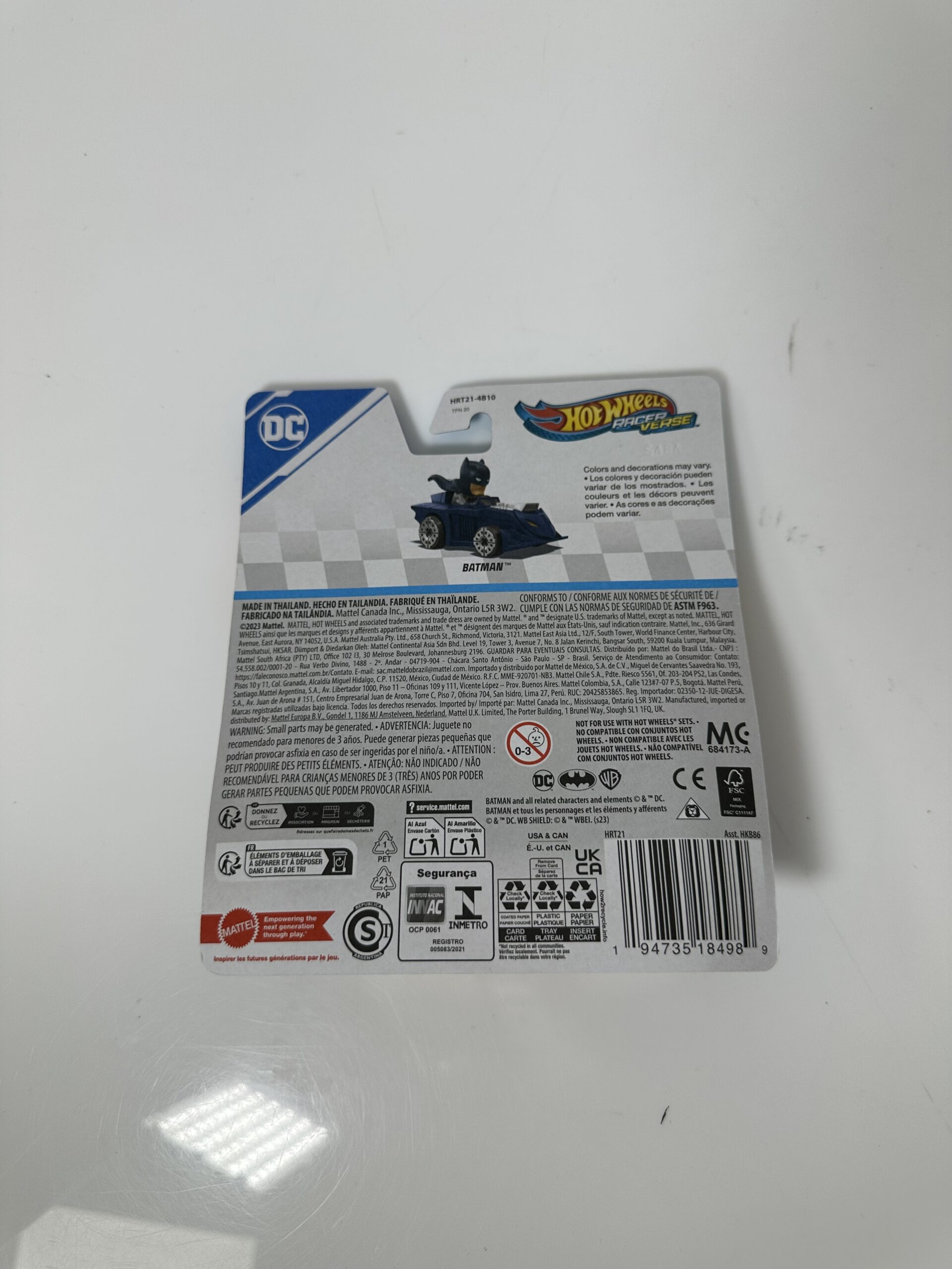 Hot Wheels - Racer Verse - Batman 2024 - Produto Novo (Na Caixa) - Imagem 2