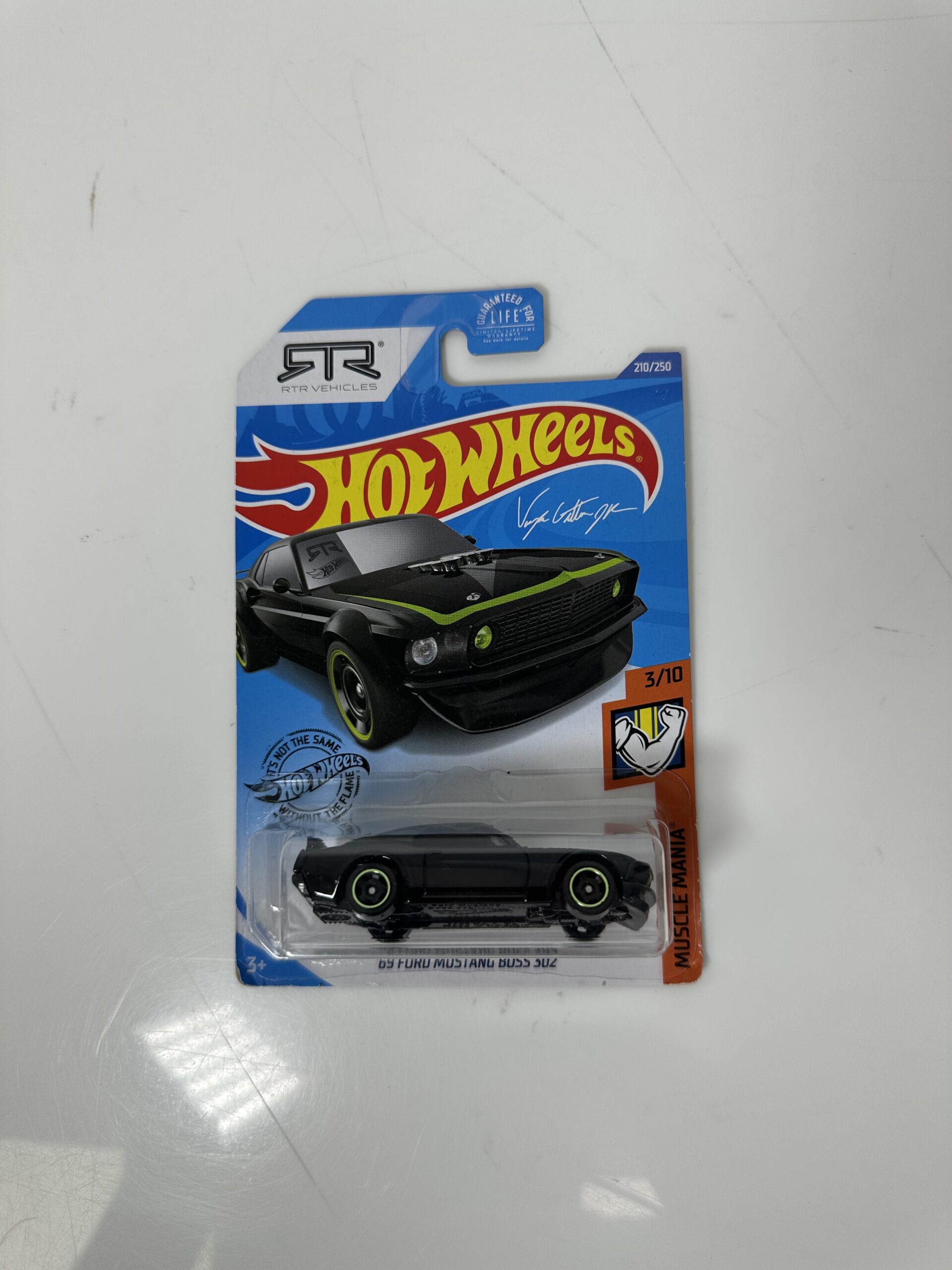 Hot Wheels - Muscle Mania 03/10 - 69 Ford Mustang Boss 302 - Produto Novo (Na Caixa)