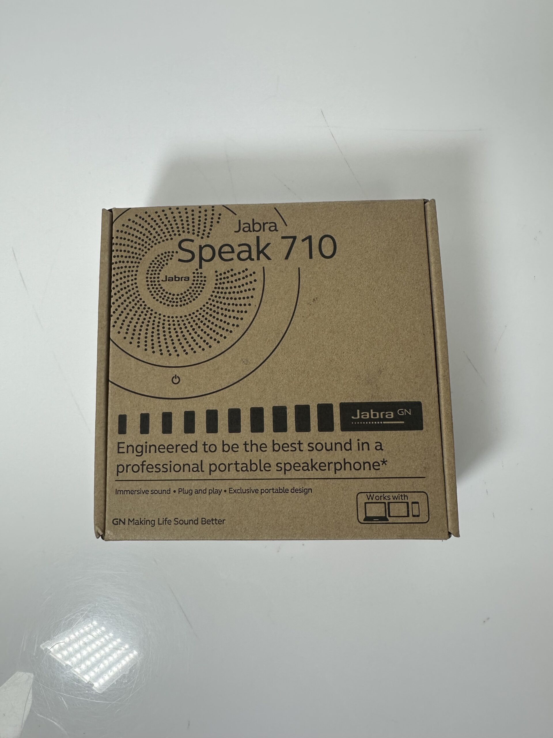 Jabra - Speak 710 - Portable Speakerphone - Produto Novo (Lacrado)