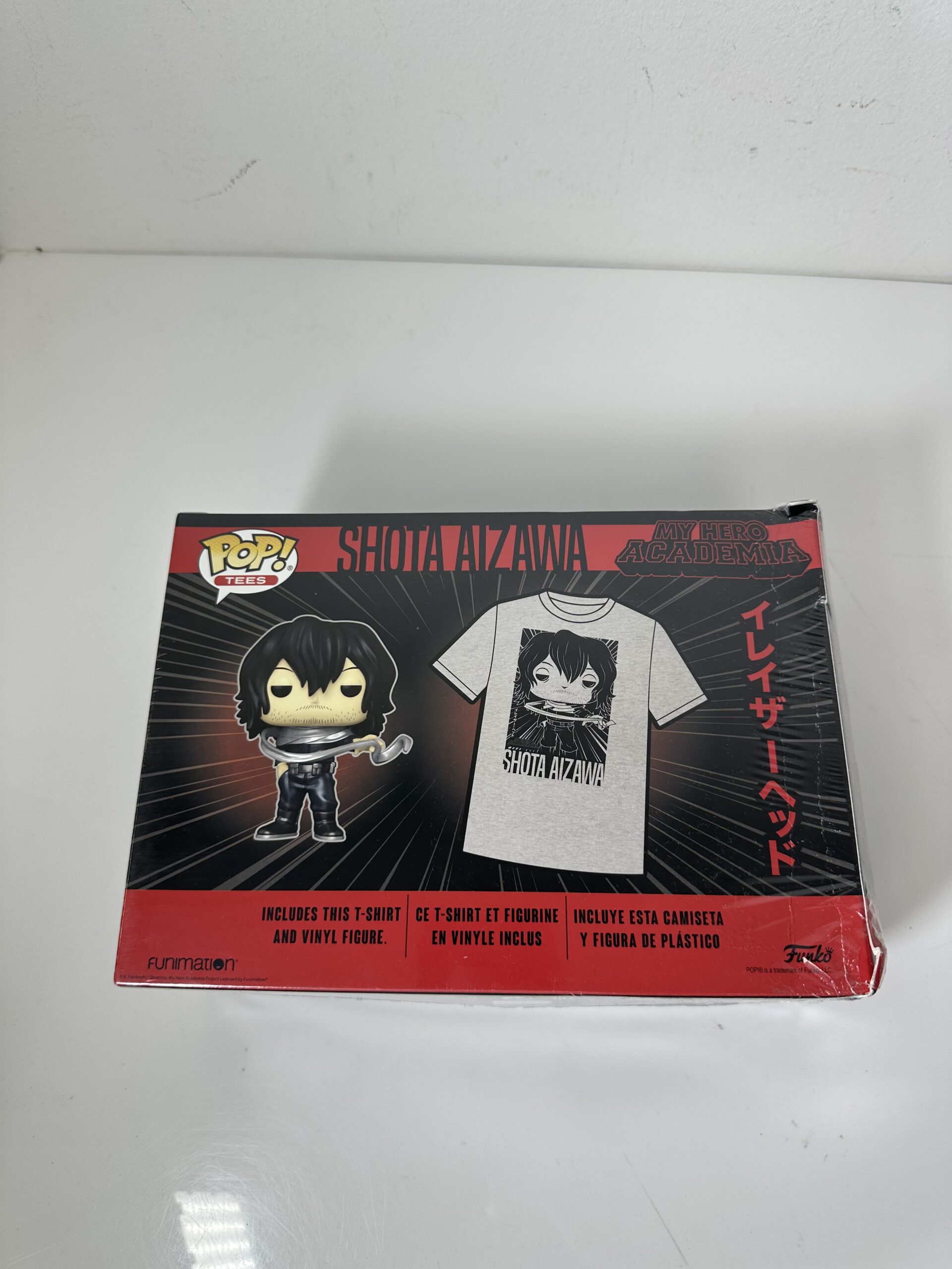 Funko Pop! Tees - My Hero Academia - Shota Aizawa - T-Shirt Size: L - Produto Novo (Lacrado) - Imagem 3