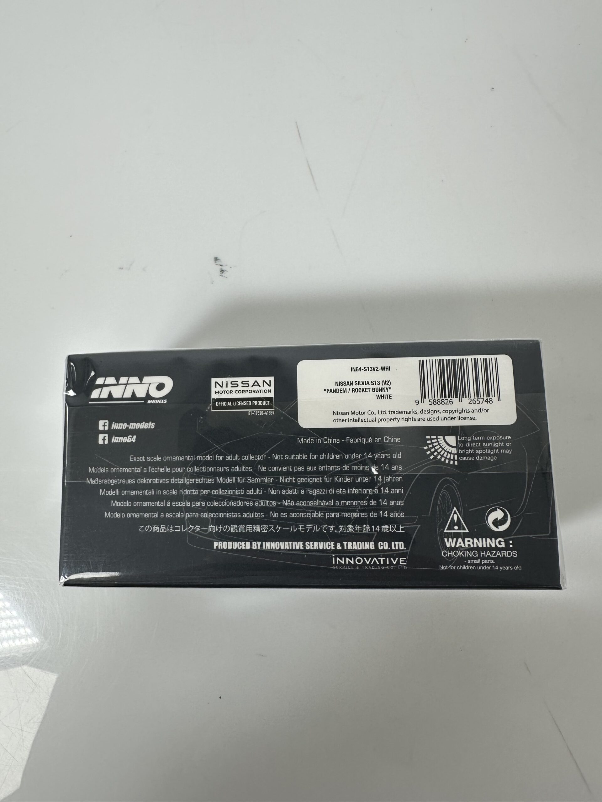 Inno64 - 1:64 Nissan Silvia S13 V2 Pandem Rocket Bunny - Produto Novo (Lacrado) - Imagem 3